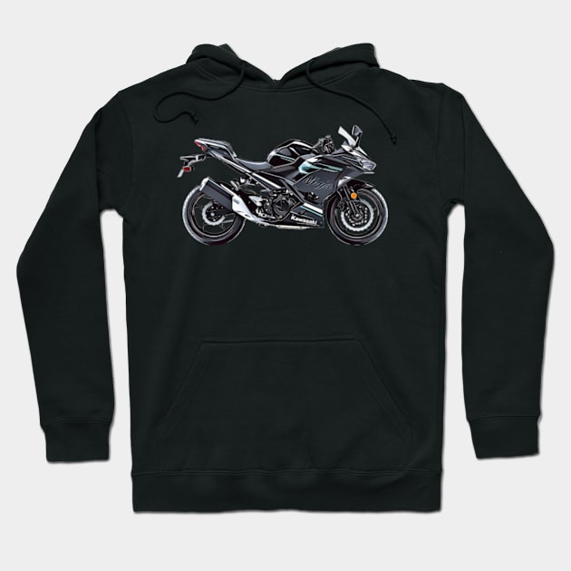 Kawasaki Ninja Hoodie by Worldengine